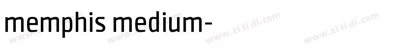 memphis medium字体转换